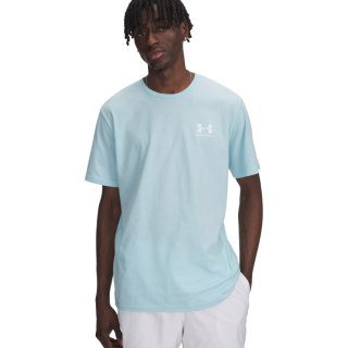 Koszulka męska Under Armour Sportstyle Left Chest Ss jasnoniebieska 1326799 494 Under Armour