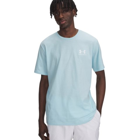 Koszulka męska Under Armour Sportstyle Left Chest Ss jasnoniebieska 1326799 494 Under Armour