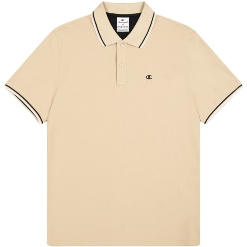 Koszulka męska Champion polo beżowa 220897 MS091 Champion