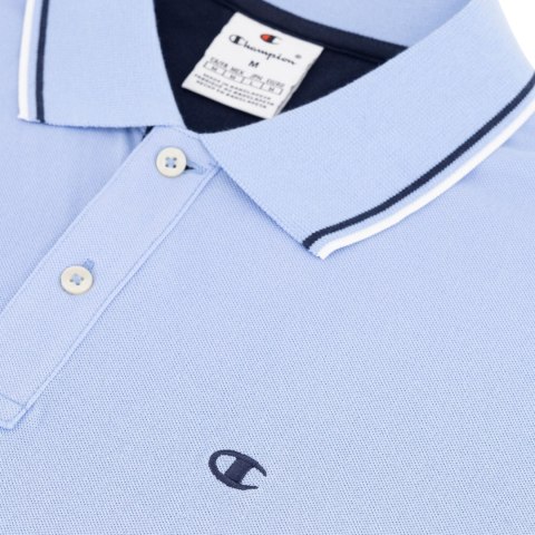 Koszulka męska Champion polo błękitna 220897 BS186 Champion