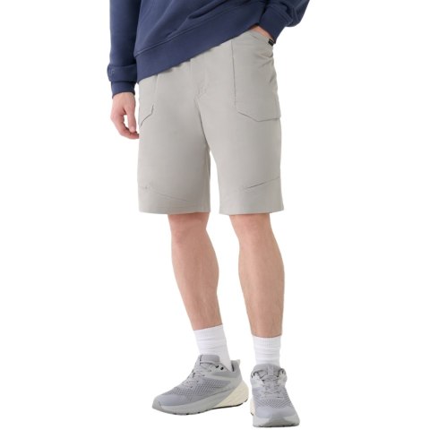 Spodenki męskie 4F CAS M527 ciepły jasny szary 4FWSS25TSHOM527 26S 4F