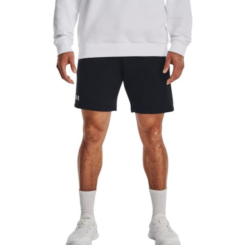 Spodenki męskie Under Aromur Rival Fleece czarne 1379779 001 Under Armour