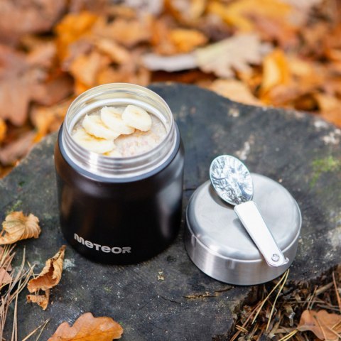 Termos obiadowy Meteor czarny 17244 Meteor