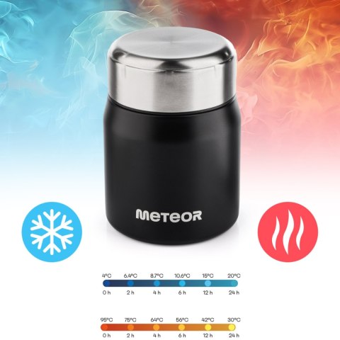 Termos obiadowy Meteor czarny 17244 Meteor