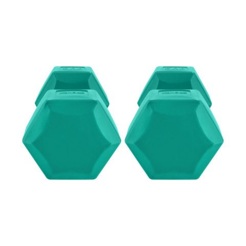 Zestaw hantli Spokey Monster 2x5kg DGN zielone 943622 Spokey