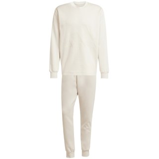 Dres męski adidas Sportswear Big Logo Fleece Colorblock beżowy JX5572 Adidas