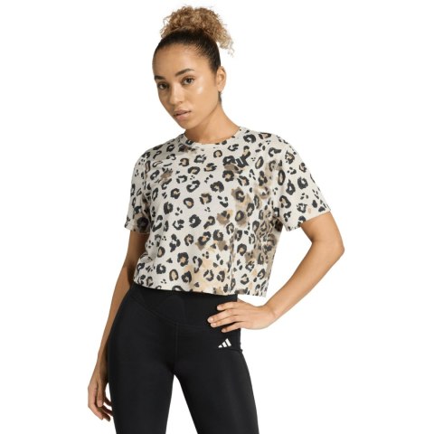 Koszulka damska adidas Workout Essentials Print AOP panterka JY4604 Adidas