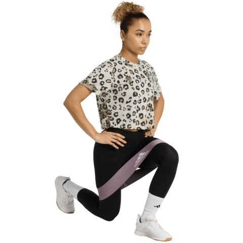 Koszulka damska adidas Workout Essentials Print AOP panterka JY4604 Adidas