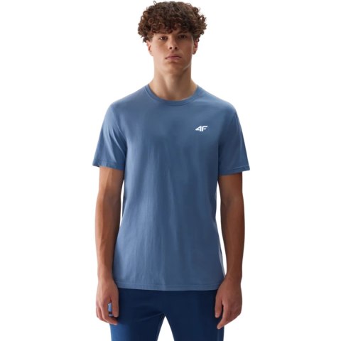 Koszulka męska 4F M3096 niebieska 4FWSS25TTSHM3096 32S 4F