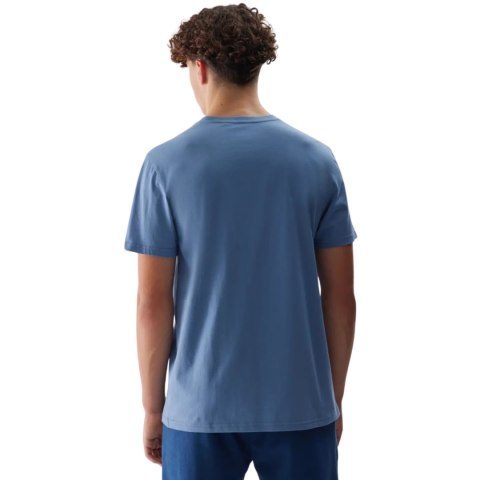 Koszulka męska 4F M3096 niebieska 4FWSS25TTSHM3096 32S 4F