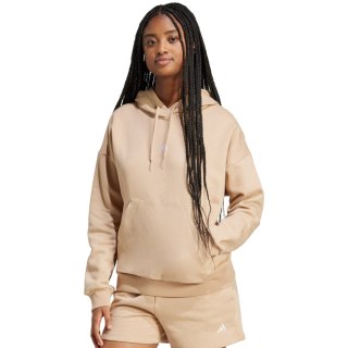 Bluza damska adidas Essentials Small Logo Feel Cozy Hoodie beżowa JV7310 Adidas