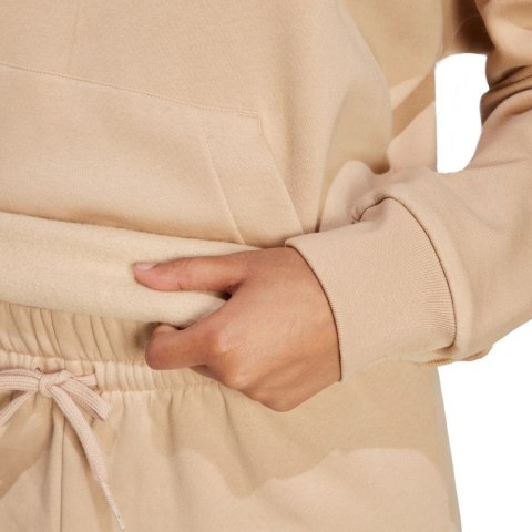 Bluza damska adidas Essentials Small Logo Feel Cozy Hoodie beżowa JV7310 Adidas