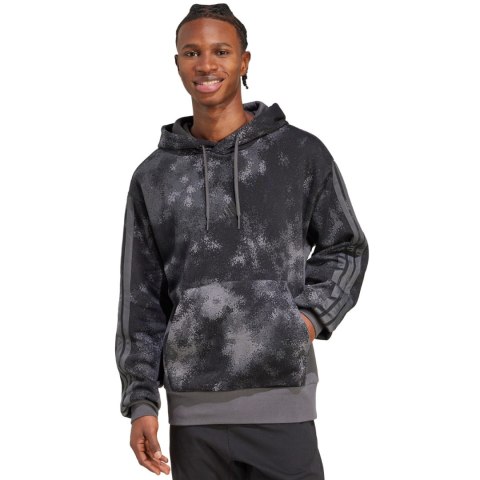 Bluza męska adidas Sea AOP Hoodie grafitowa JW3709 Adidas