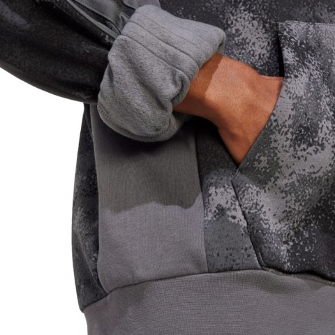 Bluza męska adidas Sea AOP Hoodie grafitowa JW3709 Adidas