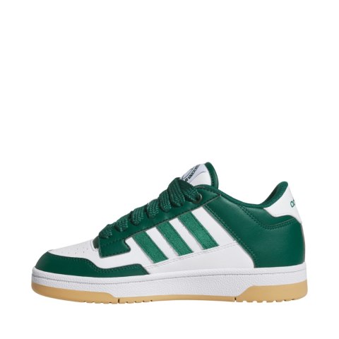 Buty dla dzieci adidas Rapid Court Low zielono-białe JR1019 Adidas