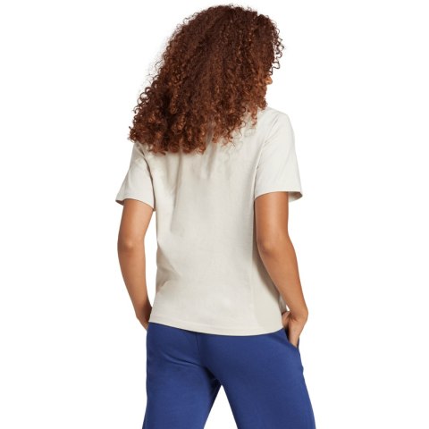 Koszulka damska adidas Essentials Small Logo Cotton beżowa JI6079 Adidas