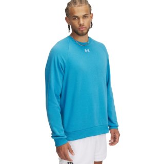 Bluza męska Under Armour Rival Fleece Crew niebieska 1379755 452 Under Armour