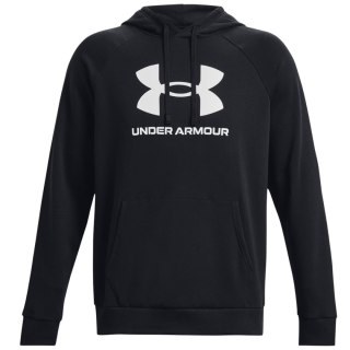 Bluza męska Under Armour Rival Fleece Logo HD czarna 1379758 001 Under Armour