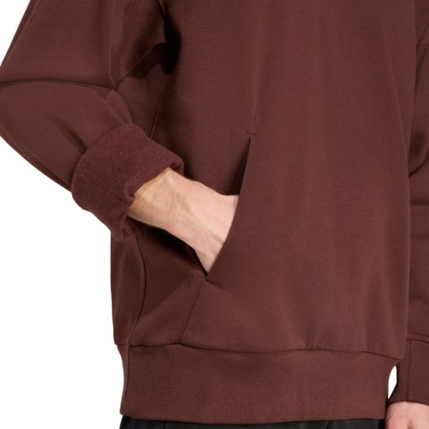 Bluza męska adidas All Szn Fleece brązowa JX5090 Adidas