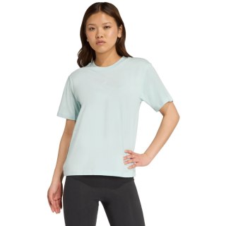 Koszulka damska adidas Essentials Small Logo Cotton jasnoniebieska JY4965 Adidas