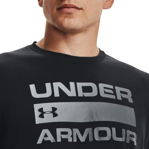 Koszulka męska Under Armour Team Issue Wordmark SS czarna 1329582 001 Under Armour