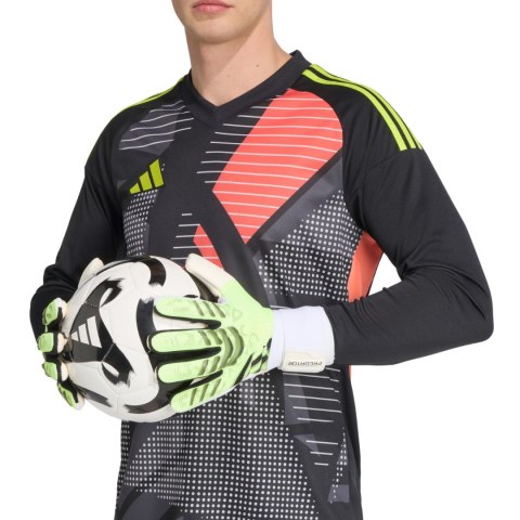 Rękawice bramkarskie adidas Predator Competition limonkowe JN5371 Adidas teamwear
