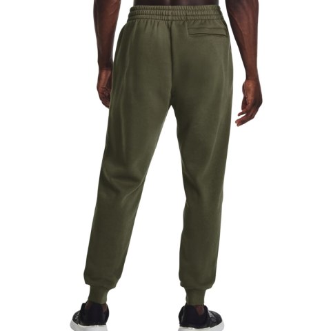 Spodnie męskie Under Armour Rival Fleece Joggers oliwkowe 1379774 390 Under Armour