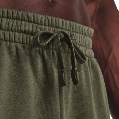 Spodnie męskie Under Armour Rival Fleece Joggers oliwkowe 1379774 390 Under Armour