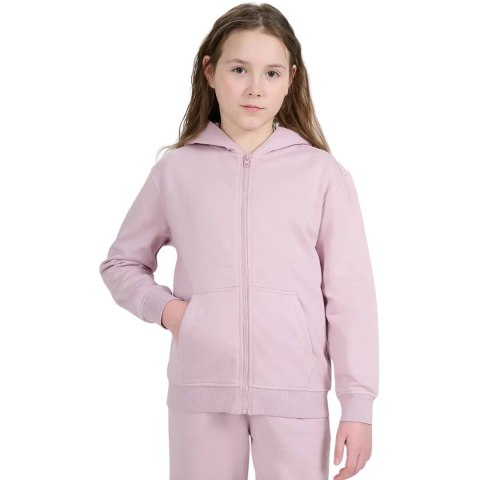 Bluza dla dziewczynki 4F F1952 jasny róż 4FJWAW25TSWSF1952 56S 4F