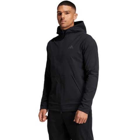 Bluza męska adidas Designed for Training COLD.RDY Full-Zip Hoodie czarna IN5607 Adidas