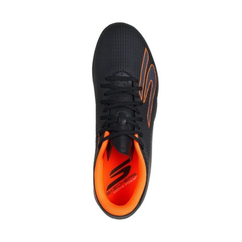 Buty piłkarskie Skechers Gold TF SKX_2 czarno-pomarańczowe 252124 BKOR Skechers