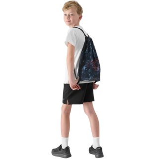 Komplet dla chłopca 4F koszulka, spodenki, worek M085 głęboka czerń 4FJWAW25TAPSM085 20S 4F