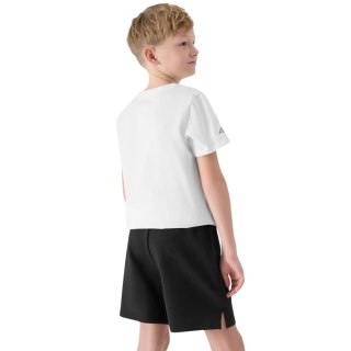 Komplet dla chłopca 4F koszulka, spodenki, worek M085 głęboka czerń 4FJWAW25TAPSM085 20S 4F