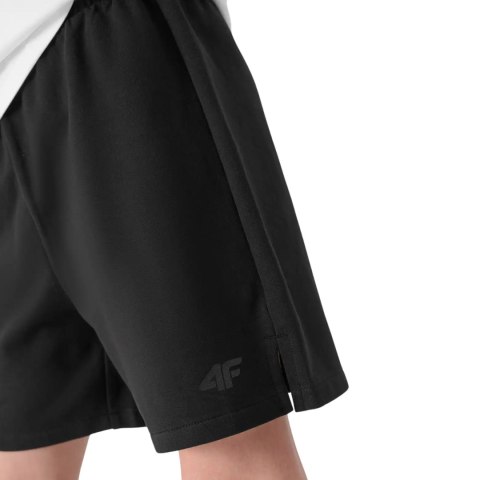 Komplet dla chłopca 4F koszulka, spodenki, worek M085 głęboka czerń 4FJWAW25TAPSM085 20S 4F
