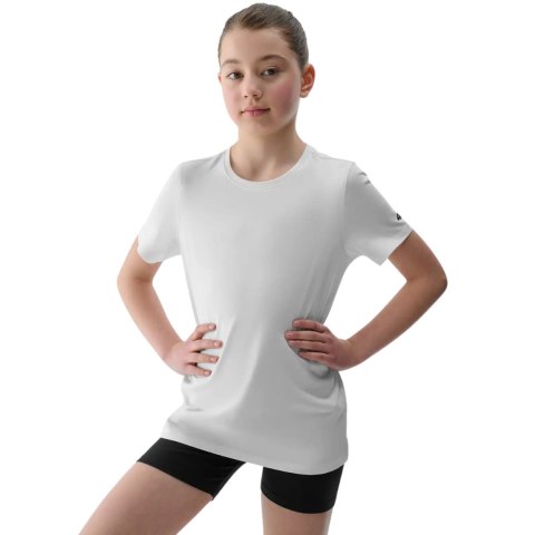 Komplet dla dziewczynki 4F koszulka, spodenki, worek F082 głęboka czerń 4FJWAW25TAPSF082 20S 4F