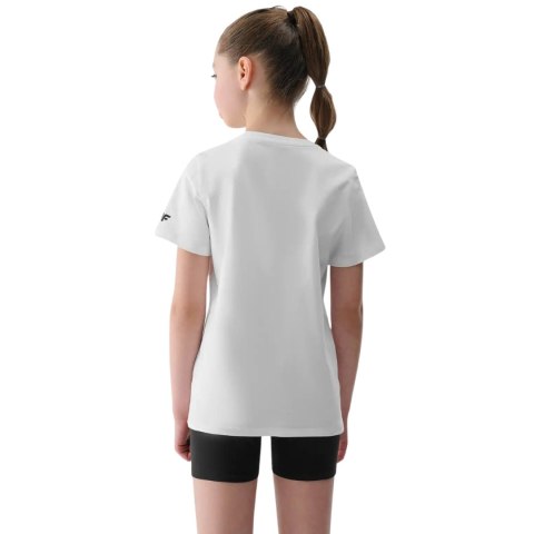 Komplet dla dziewczynki 4F koszulka, spodenki, worek F082 głęboka czerń 4FJWAW25TAPSF082 20S 4F