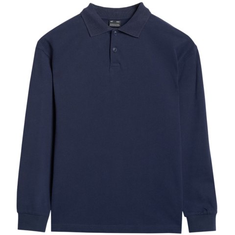 Koszulka dla chłopca longsleeve 4F M483 granatowa 4FJWAW25TLONM483 31S 4F