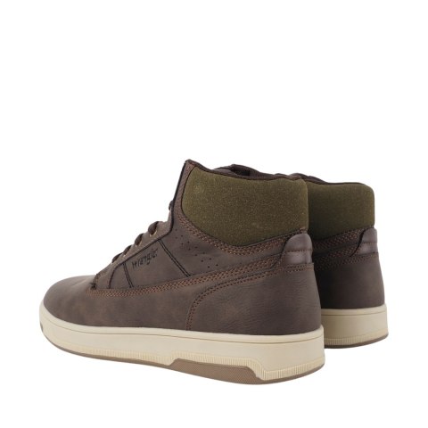 Buty męskie Wrangler Denver Mid ciemny brąz 20253018 IKU Wrangler