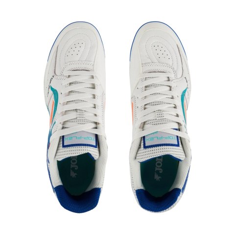 Buty piłkarskie Joma Top Flex 2576 Indoor biało-niebieskie TOPS2576IN Joma