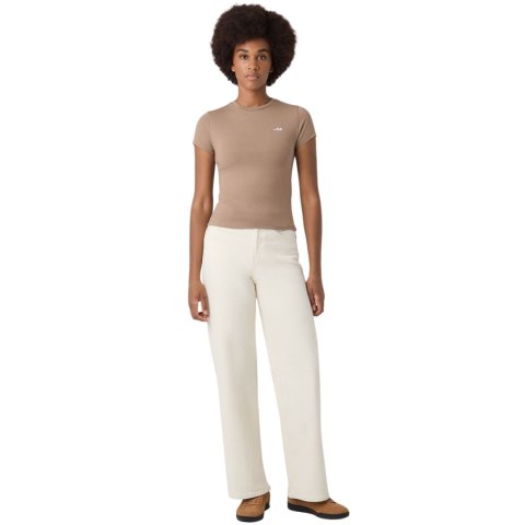 Koszulka damska Fila Trivero beżowa FAW1205 70008 Fila