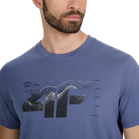 Koszulka męska 4F M2359 denim 4FWAW25TTSHM2359 32S 4F