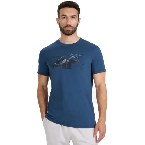 Koszulka męska 4F M2359 morska zieleń 4FWAW25TTSHM2359 46S 4F