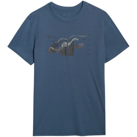 Koszulka męska 4F M2359 morska zieleń 4FWAW25TTSHM2359 46S 4F