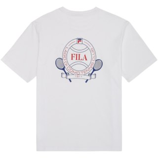 Koszulka męska Fila Parella biała FAM1108 10001 Fila