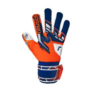 Rękawice bramkarskie Reusch Attrakt Freegel Gold NC pomarańczowo-niebieskie 5570135 2500 Reusch