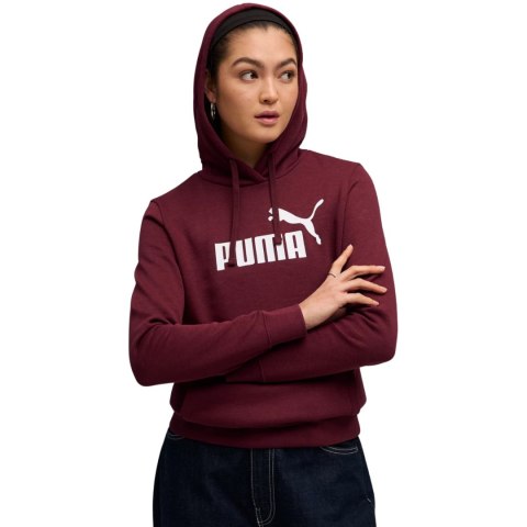 Bluza damska Puma ESS No.1 Logo Hoodie FL bordowa 682389 96 Puma