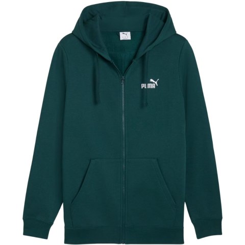 Bluza męska Puma ESS No.1 Logo Full-Zip Hoodie FL zielona 682658 75 Puma
