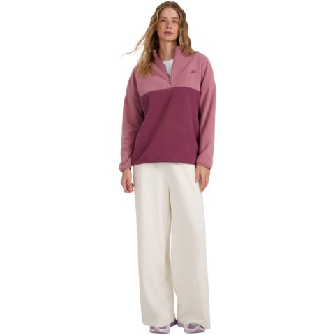 Bluza polarowa damska 4F F421 ciemny róż 4FWAW25TFLEF421 53S 4F