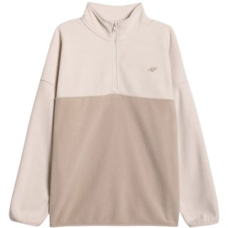Bluza polarowa damska 4F F421 kremowa 4FWAW25TFLEF42112S 4F