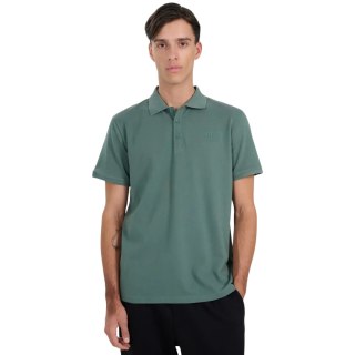 Koszulka męska polo 4F M555 zielona 4FWAW25TPTSM555 41S 4F